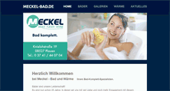 Desktop Screenshot of meckel-bad.de